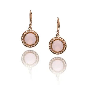 Regency vintage crystal drop earrings : Short drop earrings