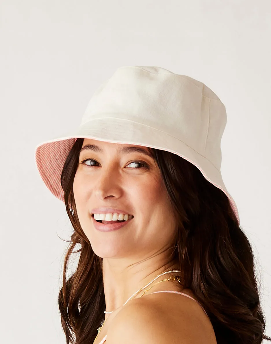 Reversible Bucket Hat: Cloud/Newport