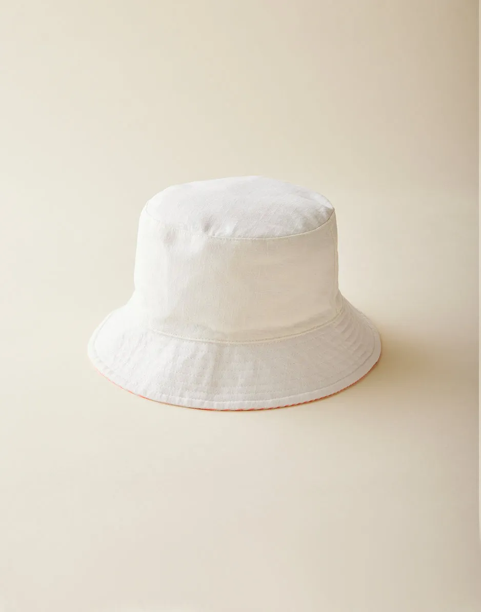 Reversible Bucket Hat: Cloud/Newport