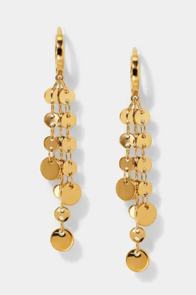 ROSALIA COIN LEVERBACK EARRINGS