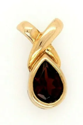 Ruby 9ct Yellow Gold Pendant