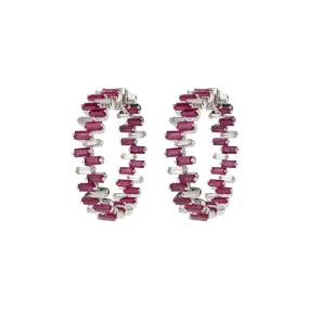 Ruby & Diamond Love Paradigm Earrings