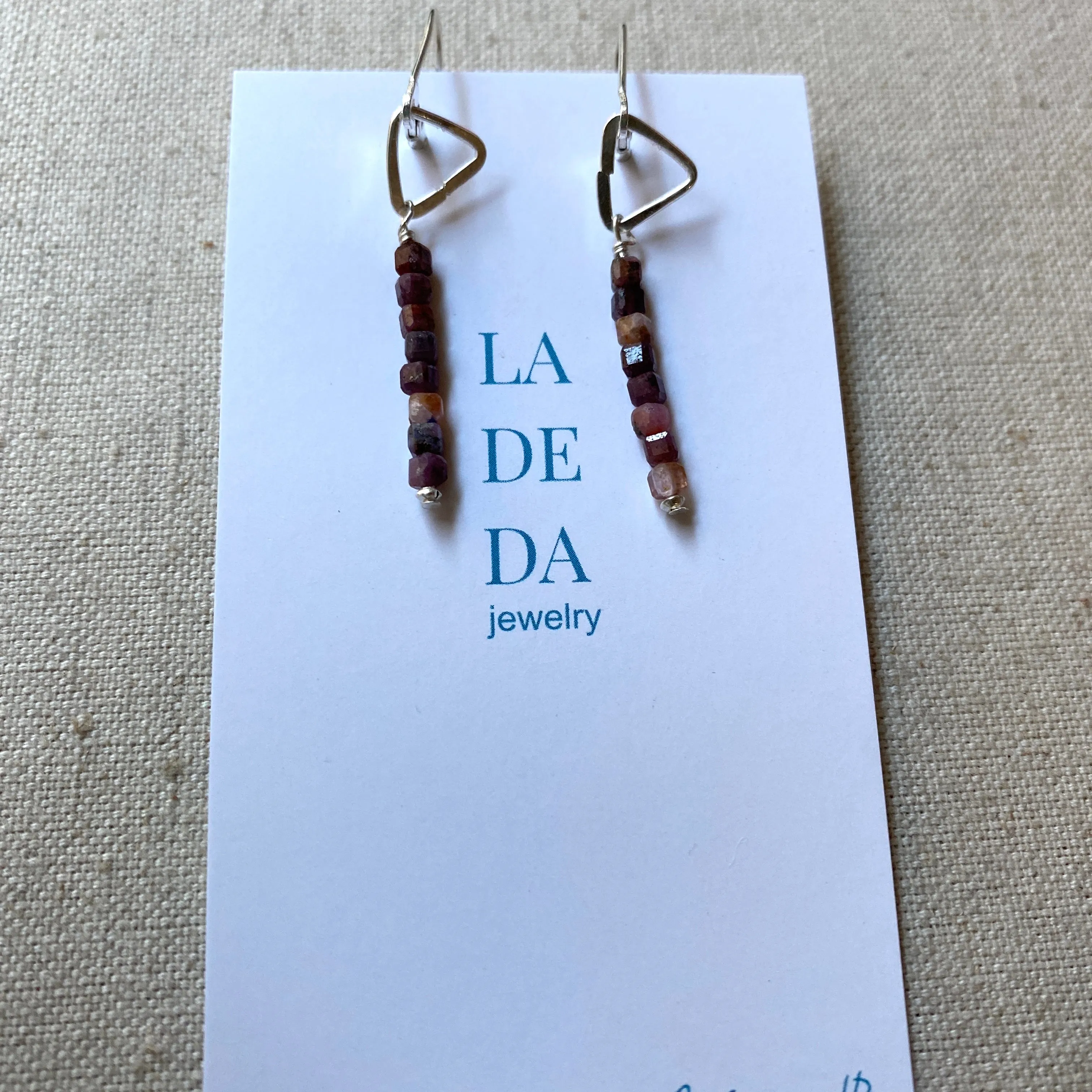 Ruby Stick Earrings