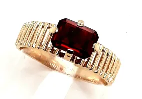 Ruby Yellow Gold Dress Ring