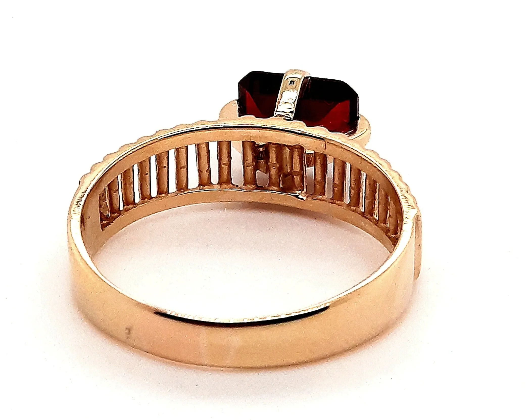 Ruby Yellow Gold Dress Ring