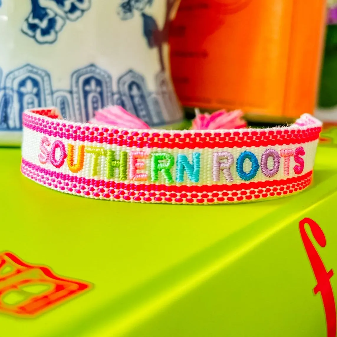 Southern Roots Bracelet - Neon Pink