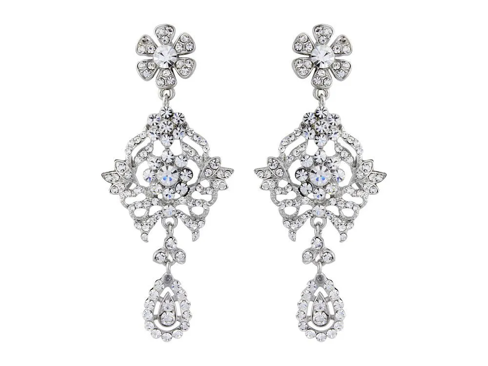 Stacey Crystal Chandelier Earrings