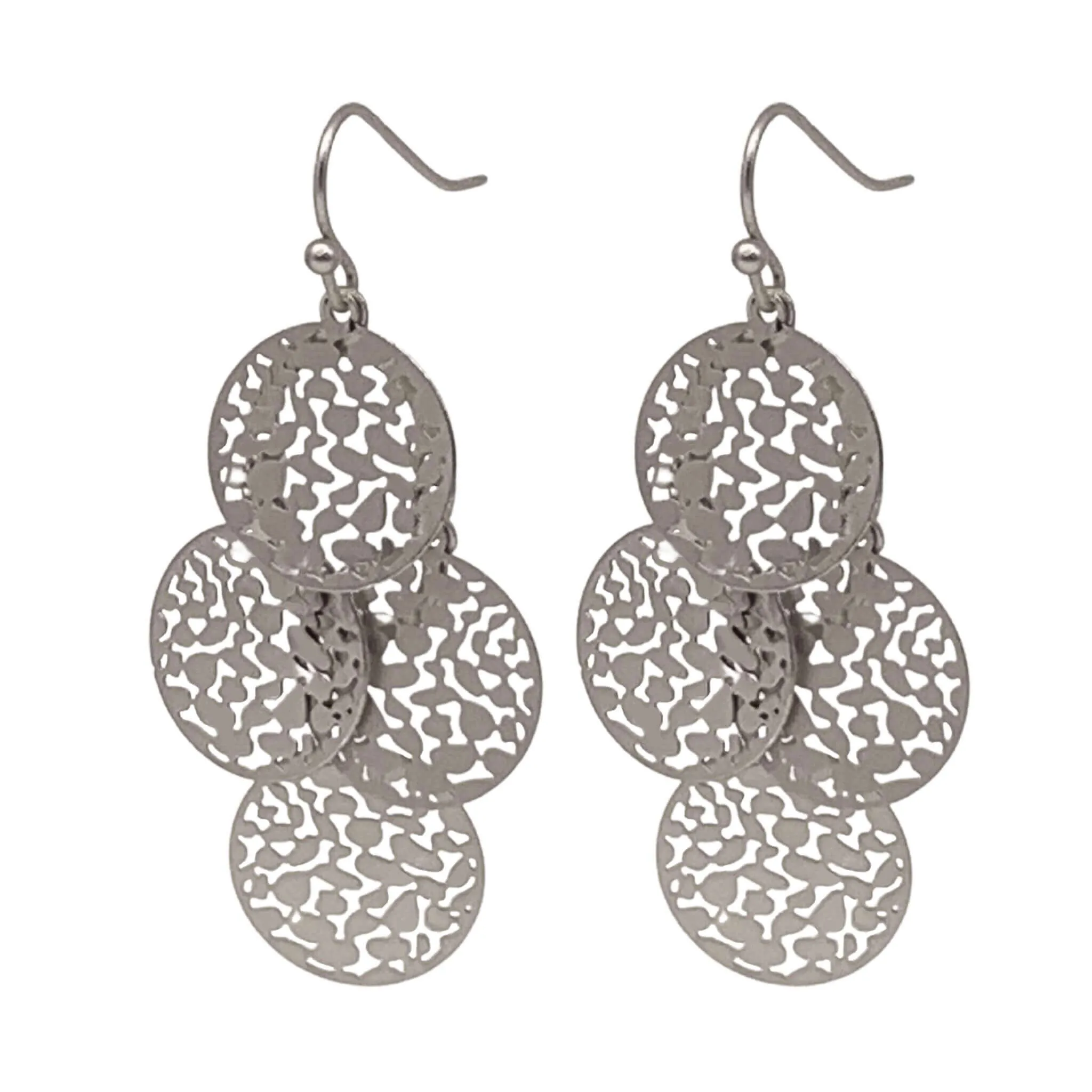 Statement Chandelier Earrings with Filigree Detail