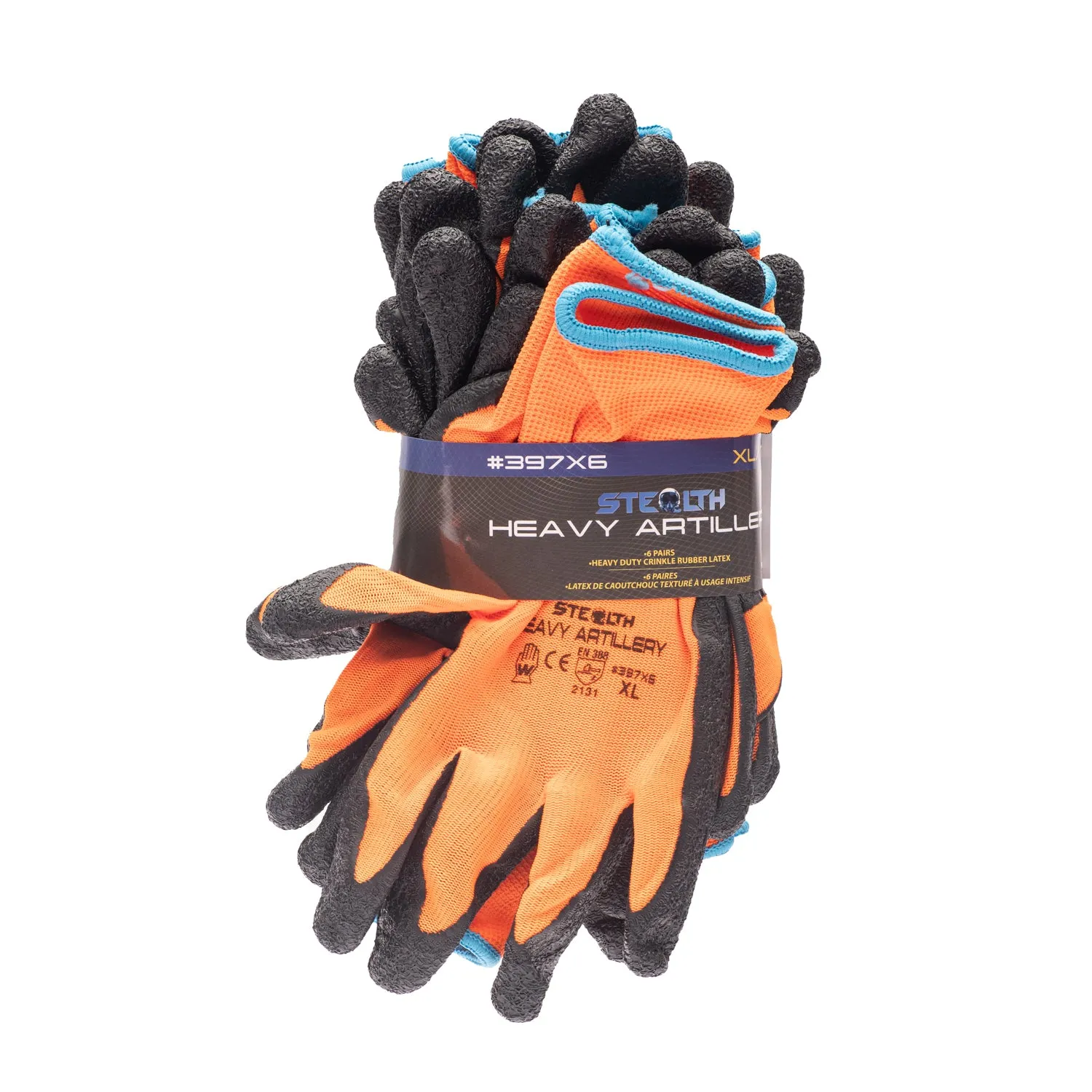 Stealth Heavy Artillery Gloves (6-Pack) - G397X6