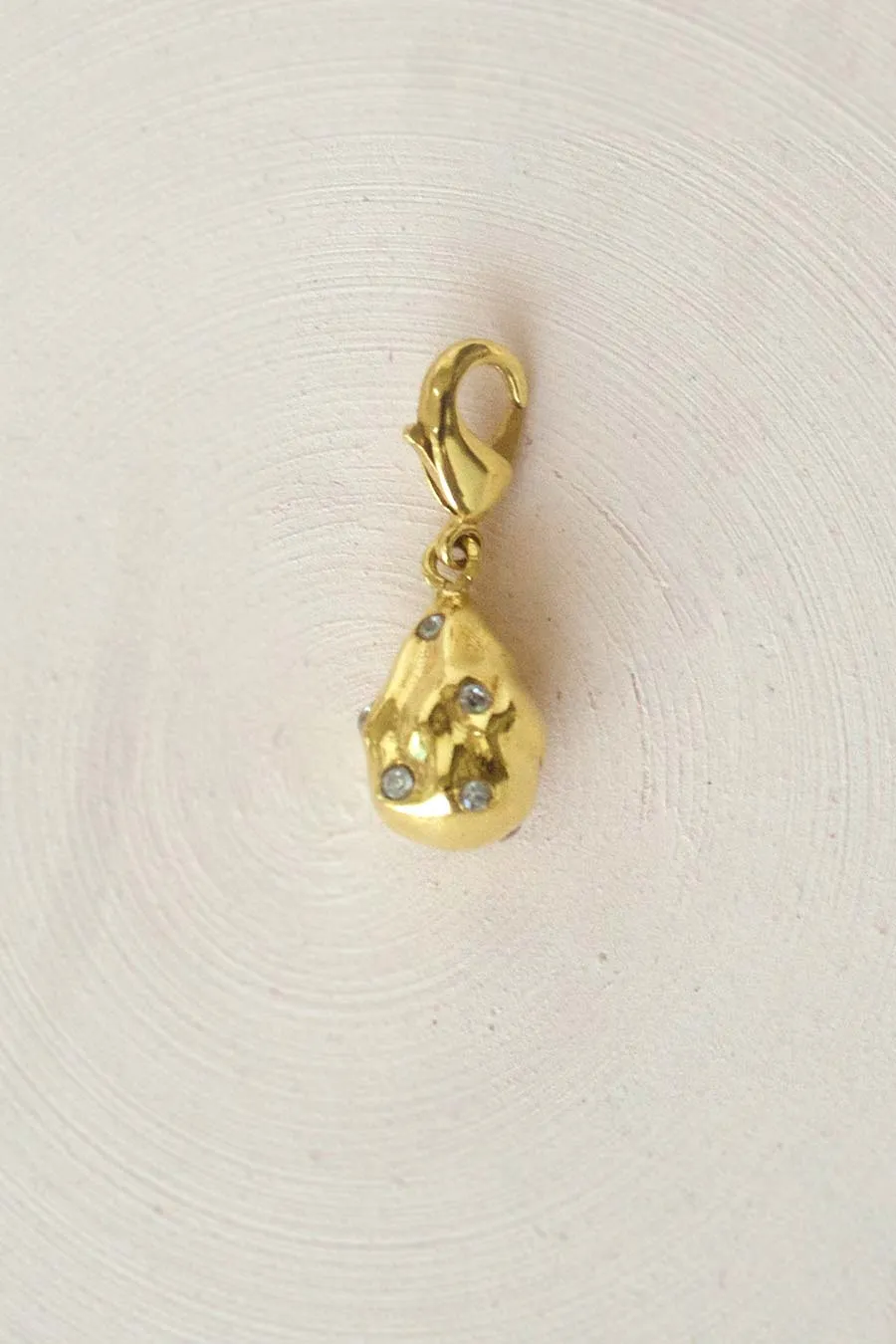 Studed Pearl Charm Pendant