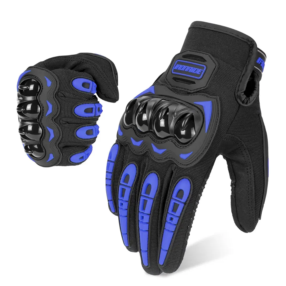 Summer Breathable Bicycle Gloves Outdoor Riding UV Protection Road Bike Cycling Gloves Reflecive Touch Screen Fingers