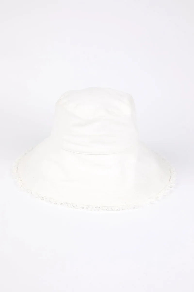 Sunny Bucket Hat, White