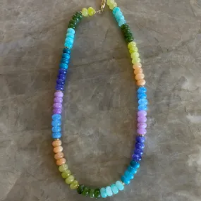 Sweetie Necklace- Purples & Blues