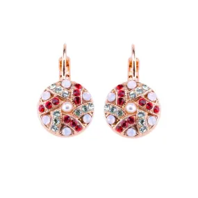 Swirl Pavé Leverback Earrings in "Enchanted" *Preorder*