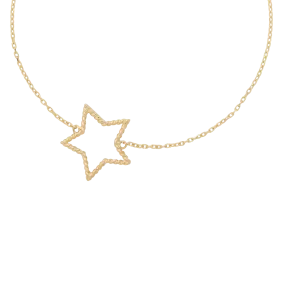 Tangled Star Bracelet 14K