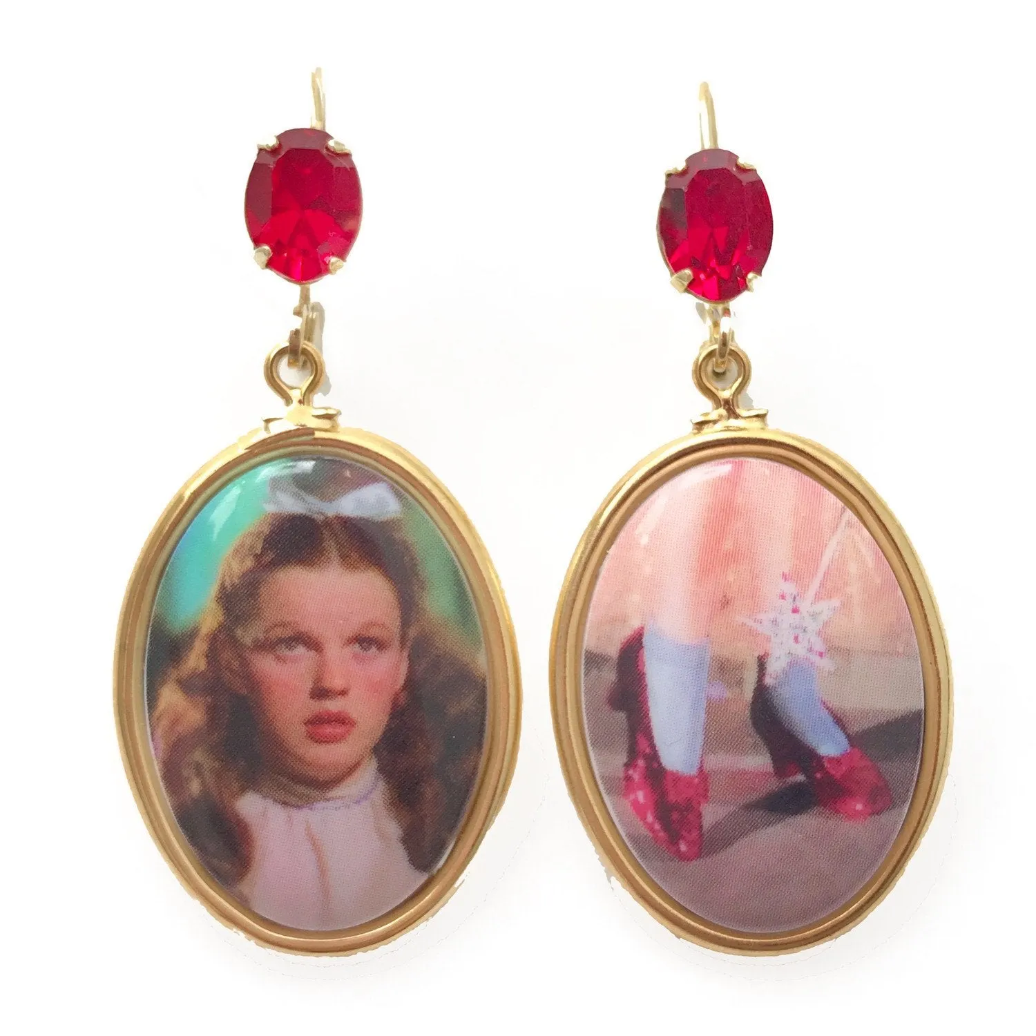 Tarina Tarantino Dorothy & Ruby Slippers Leverback Earrings