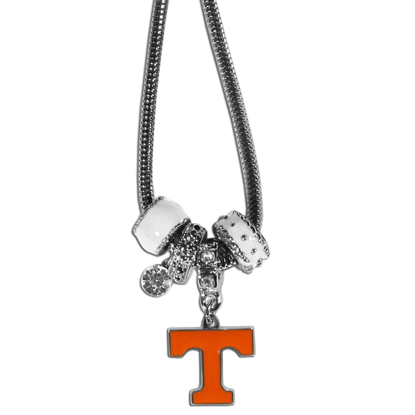 Tennessee Volunteers Euro Bead Necklace