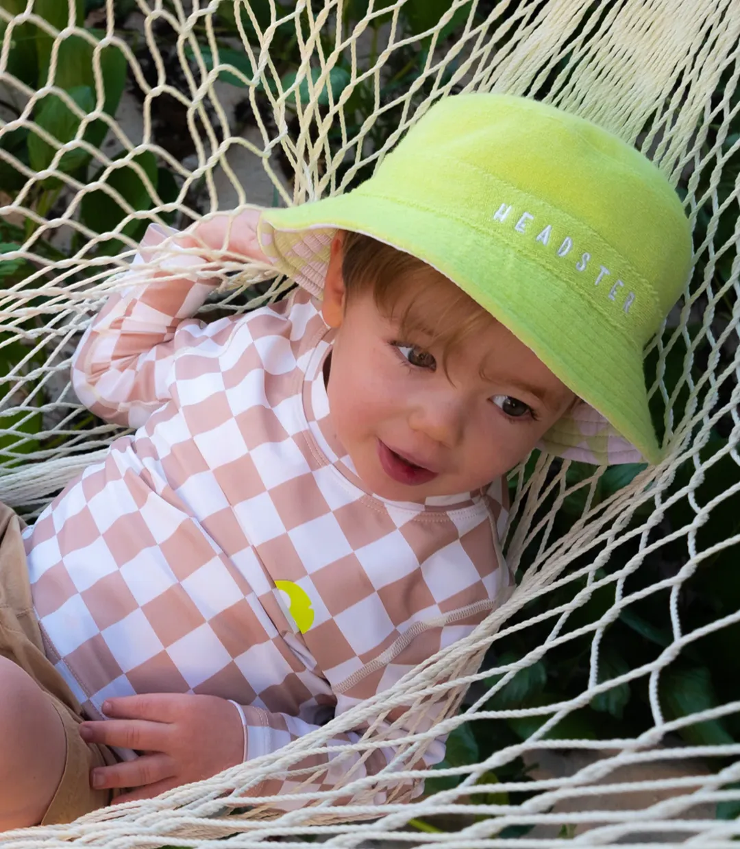 The Check Yourself Reversible Bucket Hat - Mojito - BABY