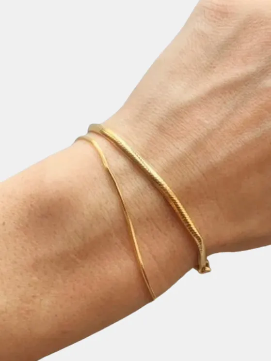 Thin Snake Bracelet