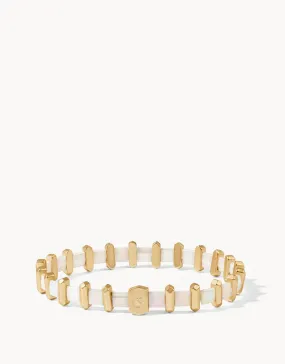 Tila Stretch Bracelet- White