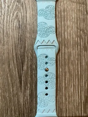 Tribal Mouse With Shark Teeth Engraved iWatch Band