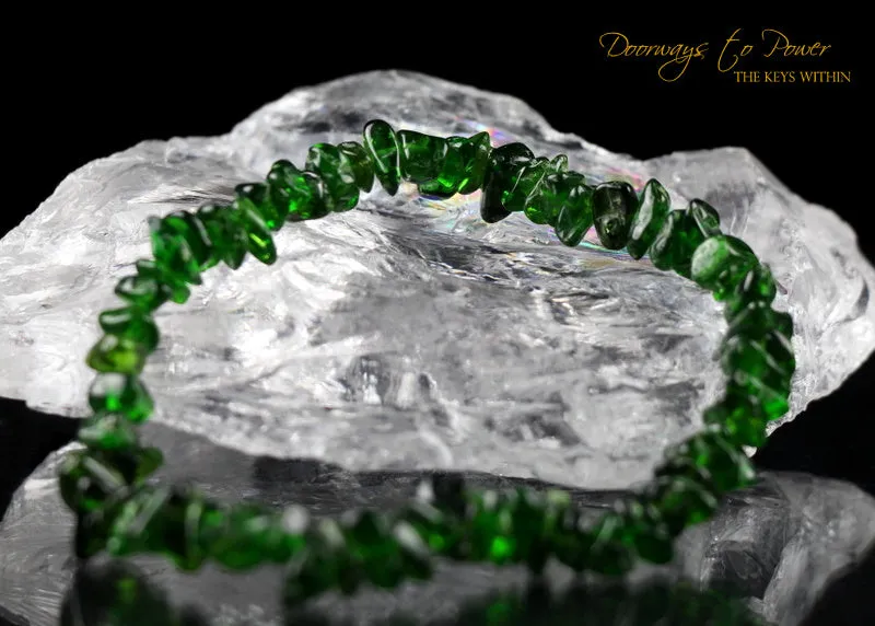 Tsavorite Propserity Crystal Energy Bracelet