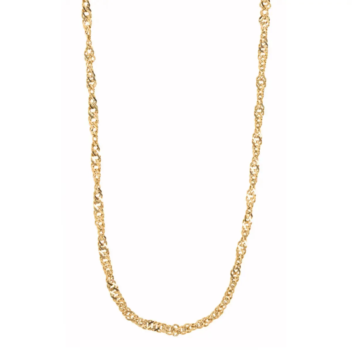 Twisted Chain Necklace Delicate