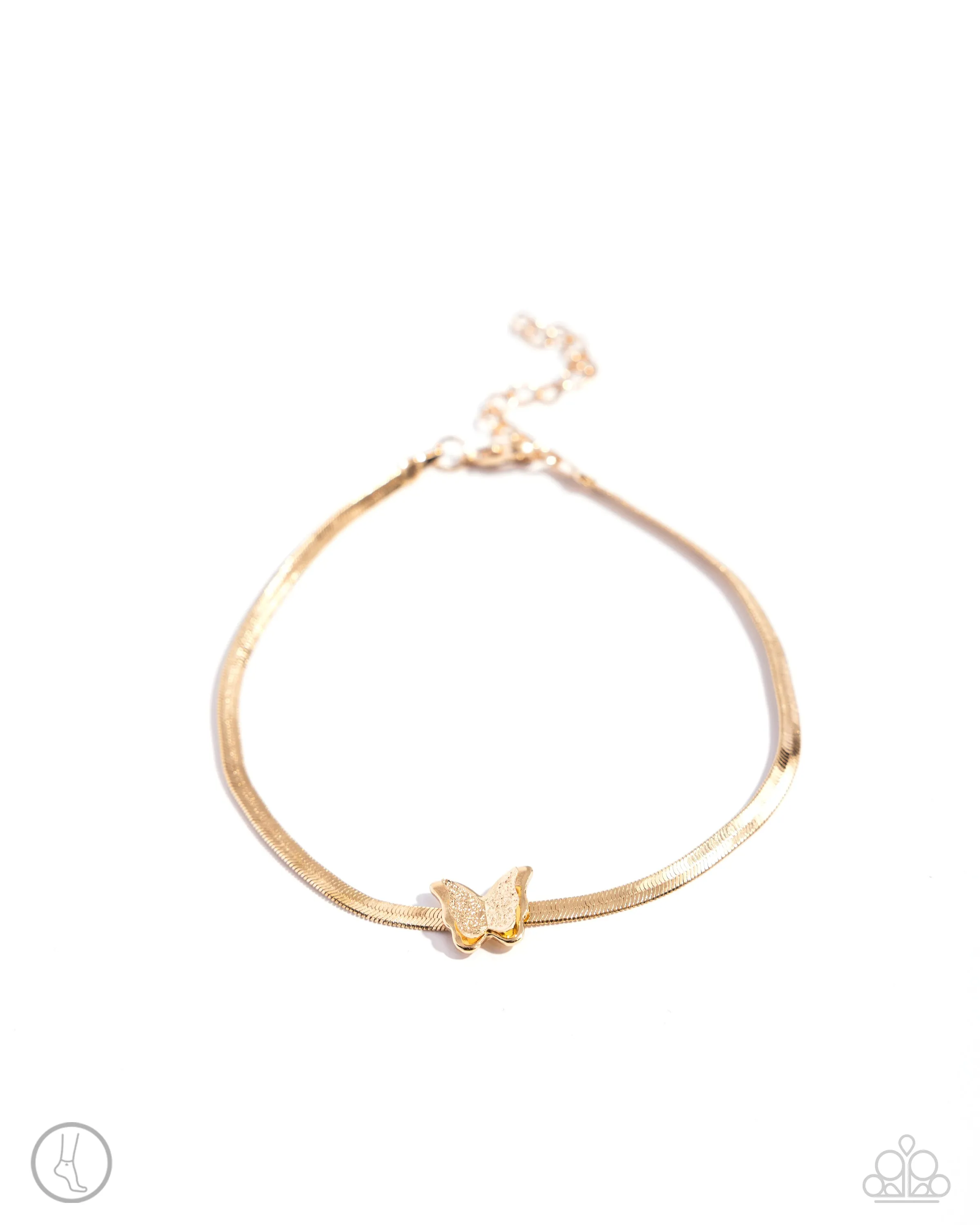 Urban Anklet A FLIGHT-ing Chance - Gold A3001