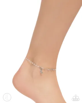 Urban Anklet Crescent Chic - Silver