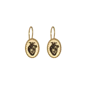 Victorian Heart Earrings