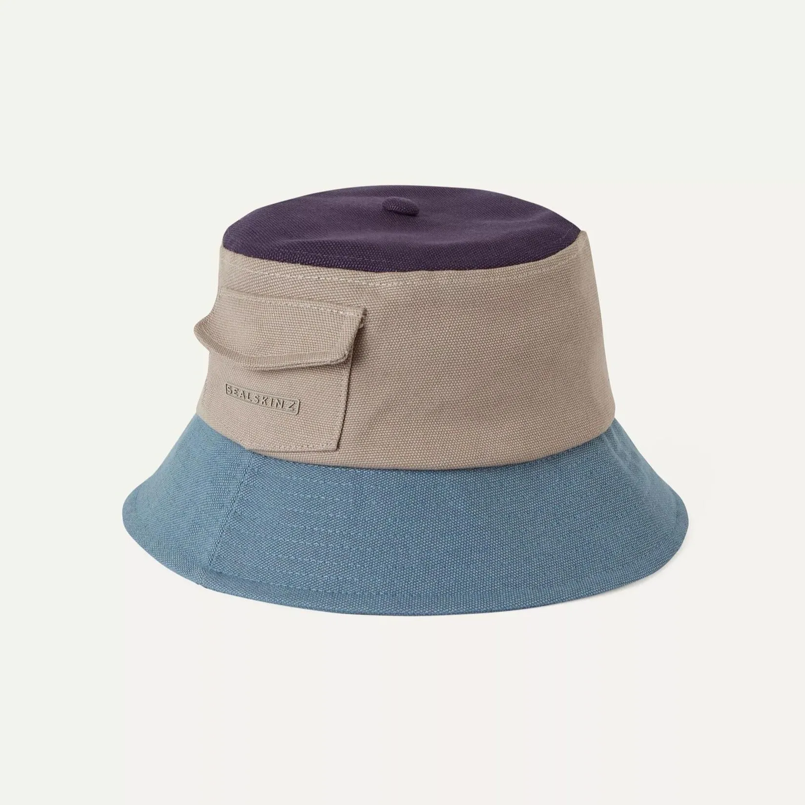 Waterproof Canvas Patch Pocket Bucket Hat