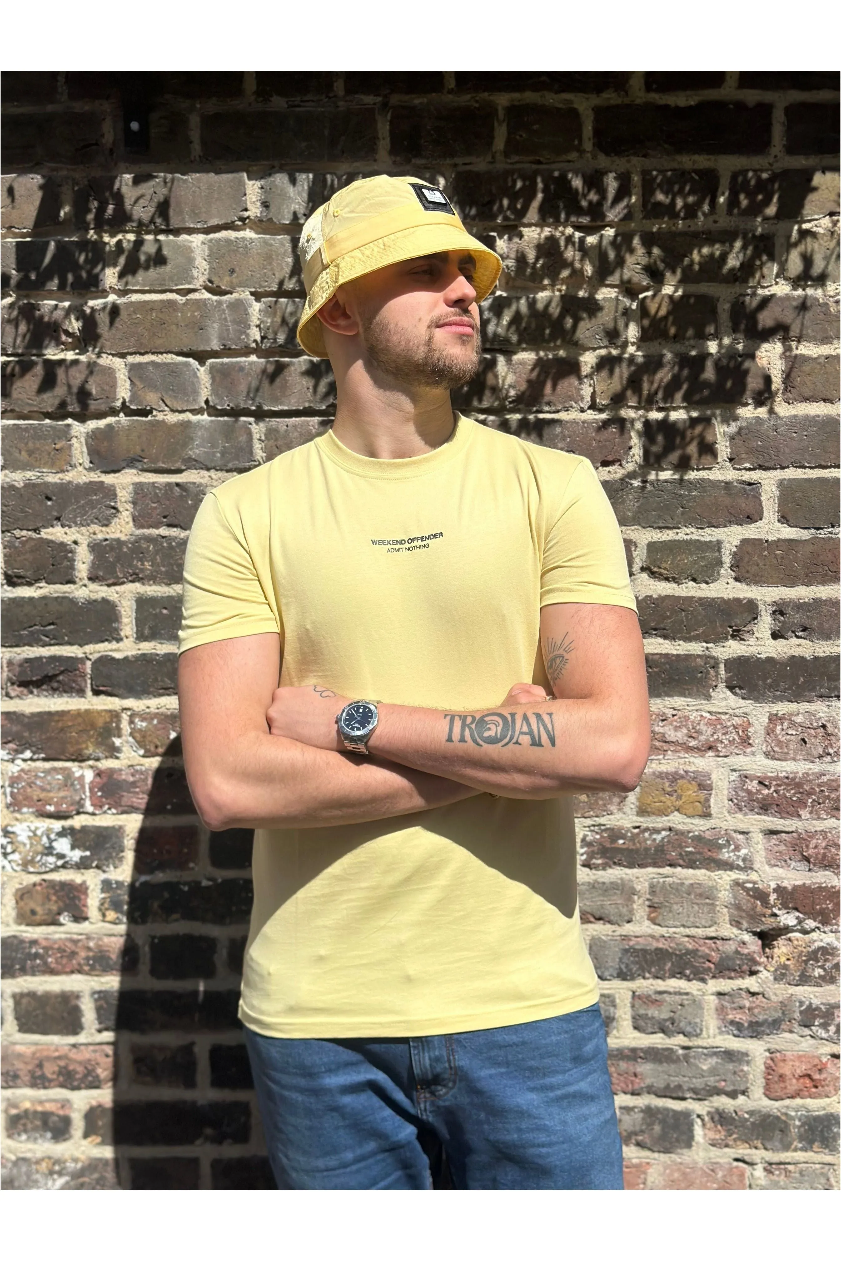 Weekend Offender - Long Beach Butter Yellow ACSS2402 - Bucket Hat