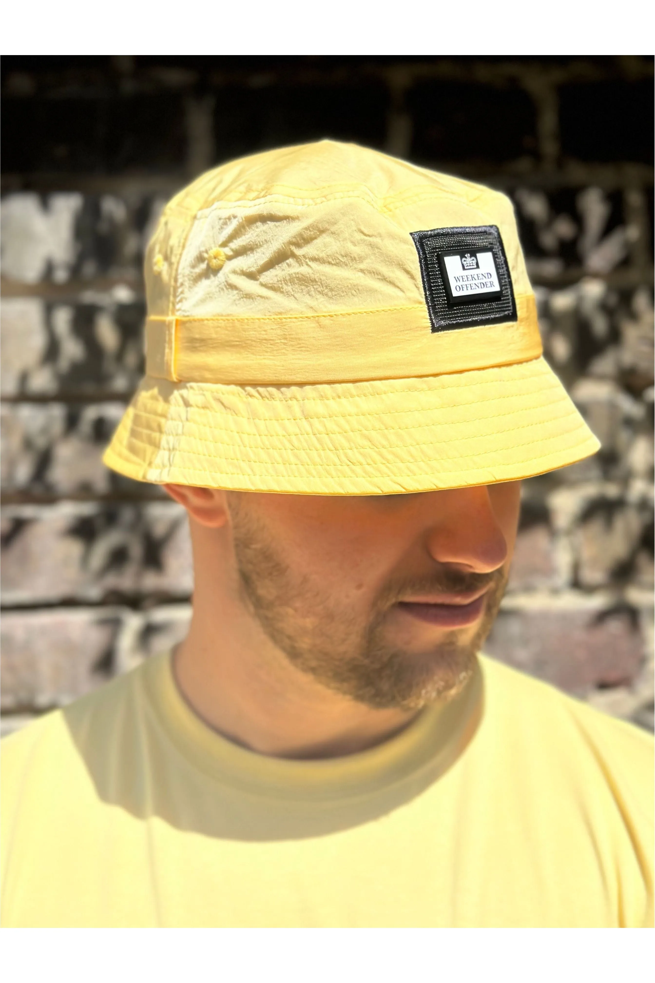 Weekend Offender - Long Beach Butter Yellow ACSS2402 - Bucket Hat