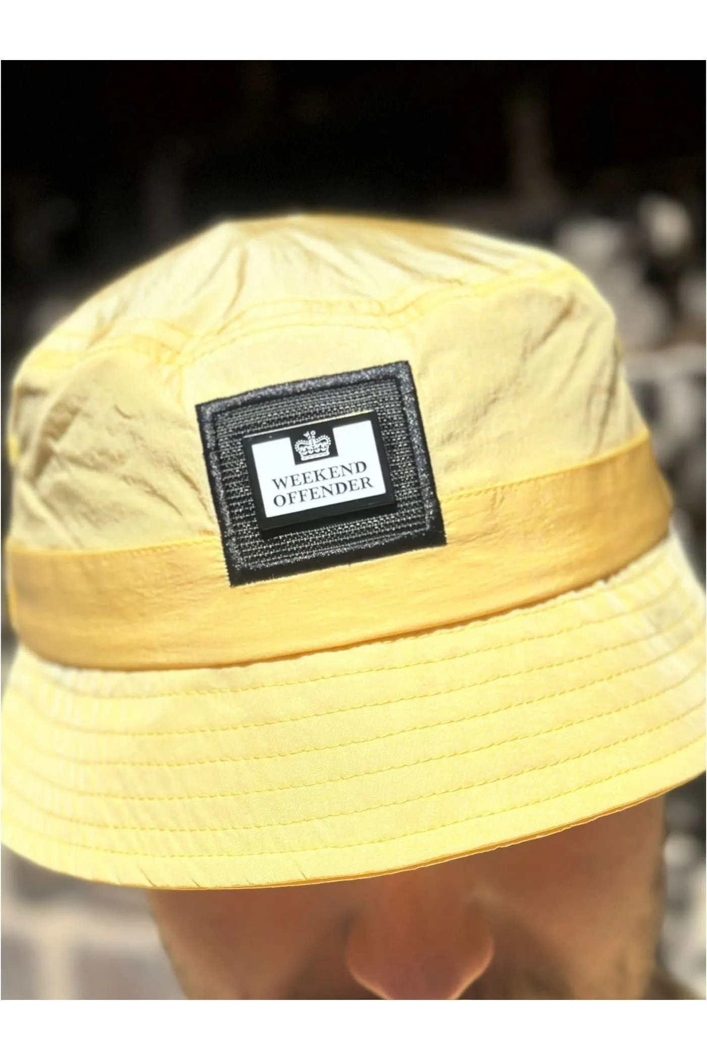 Weekend Offender - Long Beach Butter Yellow ACSS2402 - Bucket Hat