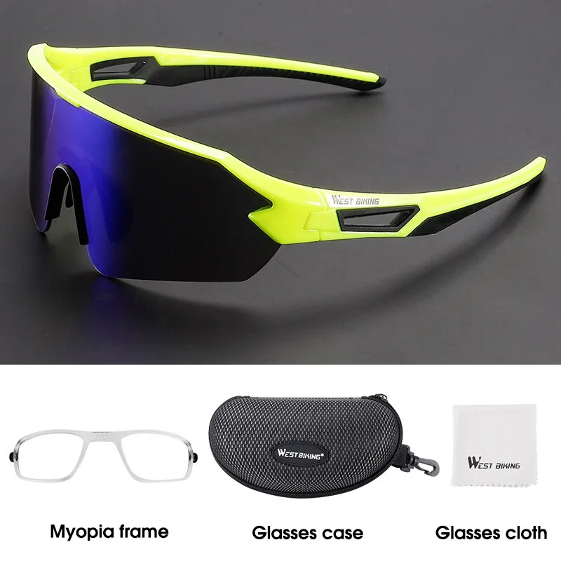 West Biking Unisex Full Rim Acetate Polarized Sport Sunglasses YP0703135