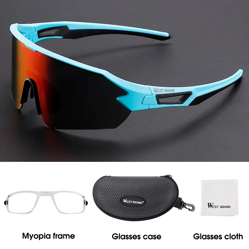 West Biking Unisex Full Rim Acetate Polarized Sport Sunglasses YP0703135