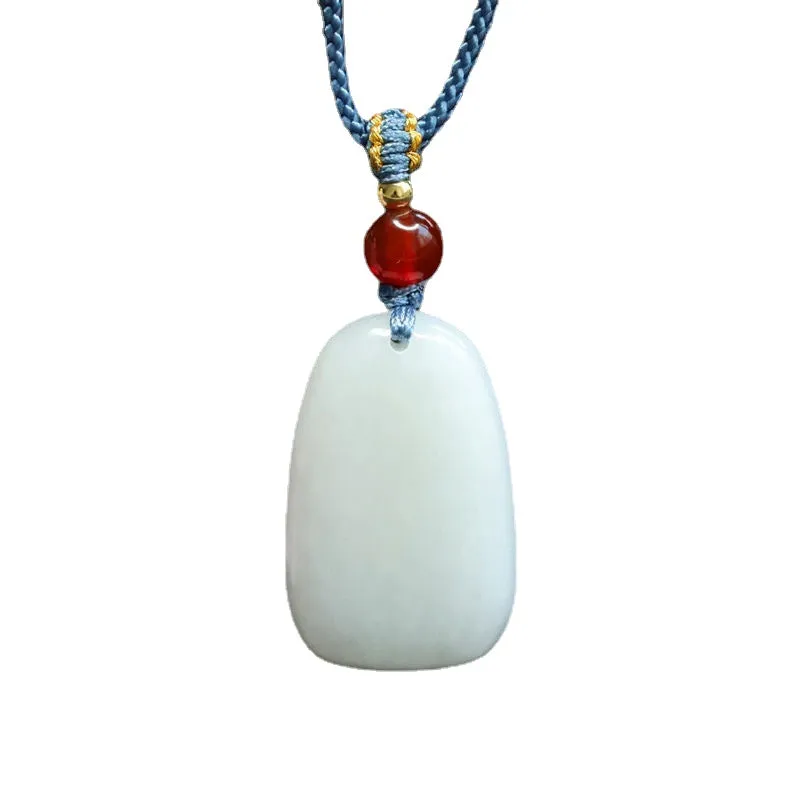 White Jade Fortune Necklace from Planderful Collection