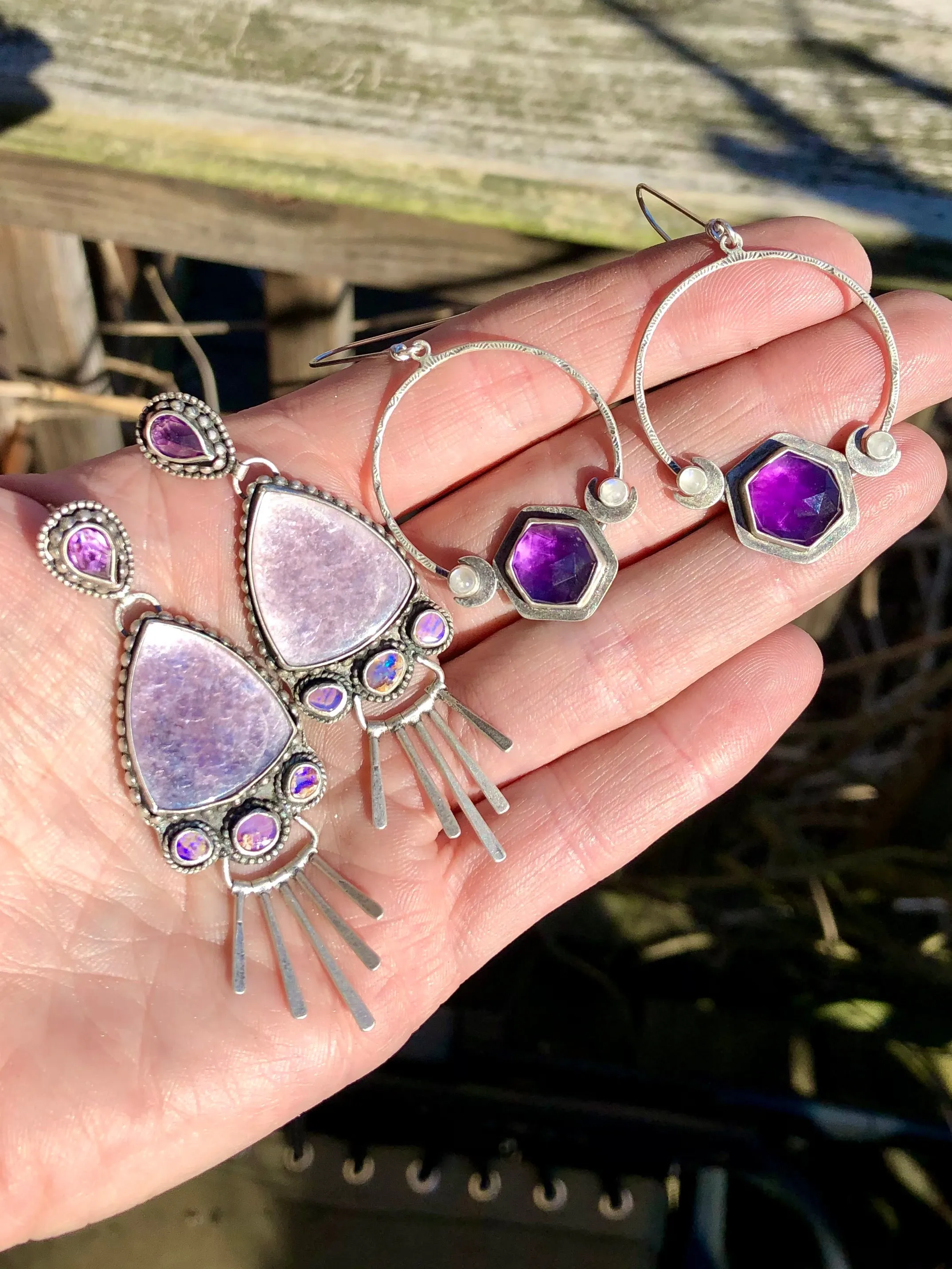 Wisteria Door Knocker Earrings