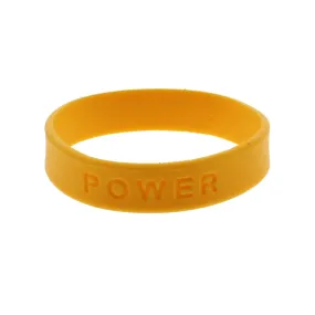 Yellow POWER Silicon Bracelet