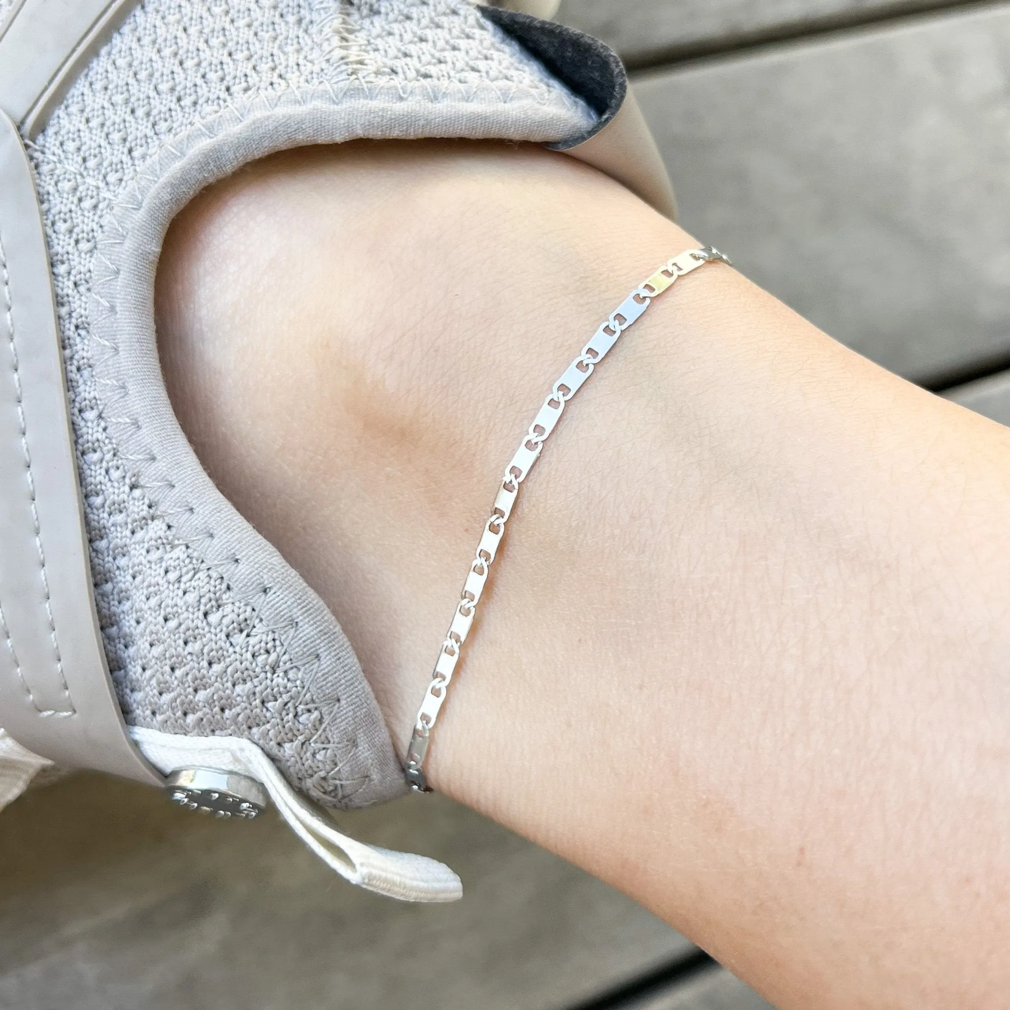 Zendaya Silver Anklet